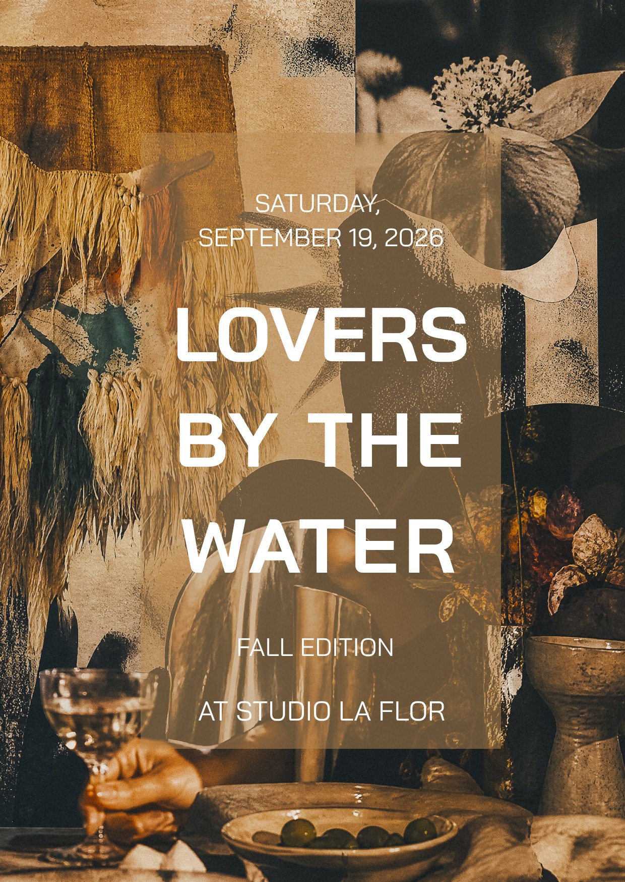 Lovers by the Water, Fall Edition, Saturday 19 September 2026 at Studio LA FLOR